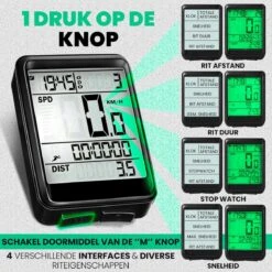 Strex Draadloze Fietscomputer - 17 Functies - Extra Groot Scherm - Draadloze Fiets Computer Draadloos Waterdicht - NL Handleiding 10 Strex Draadloze Fietscomputer - 17 Functies - Extra Groot Scherm - Draadloze Fiets Computer Draadloos Waterdicht - NL Handleiding -Fietsenwinkel 1200x1200 1015