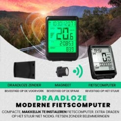 Strex Draadloze Fietscomputer - 17 Functies - Extra Groot Scherm - Draadloze Fiets Computer Draadloos Waterdicht - NL Handleiding 11 Strex Draadloze Fietscomputer - 17 Functies - Extra Groot Scherm - Draadloze Fiets Computer Draadloos Waterdicht - NL Handleiding -Fietsenwinkel 1200x1200 1016
