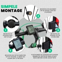 Strex Draadloze Fietscomputer - 17 Functies - Extra Groot Scherm - Draadloze Fiets Computer Draadloos Waterdicht - NL Handleiding 14 Strex Draadloze Fietscomputer - 17 Functies - Extra Groot Scherm - Draadloze Fiets Computer Draadloos Waterdicht - NL Handleiding -Fietsenwinkel 1200x1200 1019