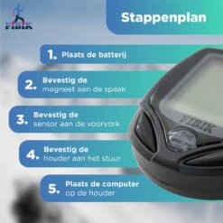 Fibik Draadloze Fietscomputer - Kilometerteller - Draadloos - Waterdicht - Automatisch Verlicht Scherm -Fietsenwinkel 1200x1200 1026