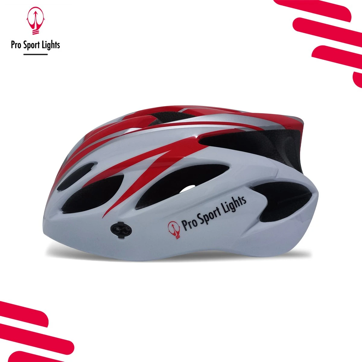 Fietshelm Pro Sport Lights - Volwassenen - Heren Dames - 52/58cm 2 Fietshelm Pro Sport Lights - Volwassenen - Heren Dames - 52/58cm - Afbeelding 2