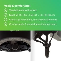 GOOFF® PILOT 3 In 1 Snorscooterhelm Met Afneembaar Vizier - Matzwart - Lichtgewicht Snorfiets Helm - NTA Gecertificeerd Speed Pedelec Helm - Geschikt Voor Blauw Kenteken Snorscooter En Snorfiets - Maat L - Voor Vrouwen En Mannen -Fietsenwinkel 1200x1200 160