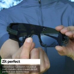 BBB Cycling FullView Fietsbril - Frameless Zonnebril - Wielrenbril Met 3 Lenzen - Glanzend Zwart - BSG-63 -Fietsenwinkel 1200x1200 166
