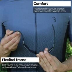 BBB Cycling FullView Fietsbril - Frameless Zonnebril - Wielrenbril Met 3 Lenzen - Glanzend Zwart - BSG-63 -Fietsenwinkel 1200x1200 167