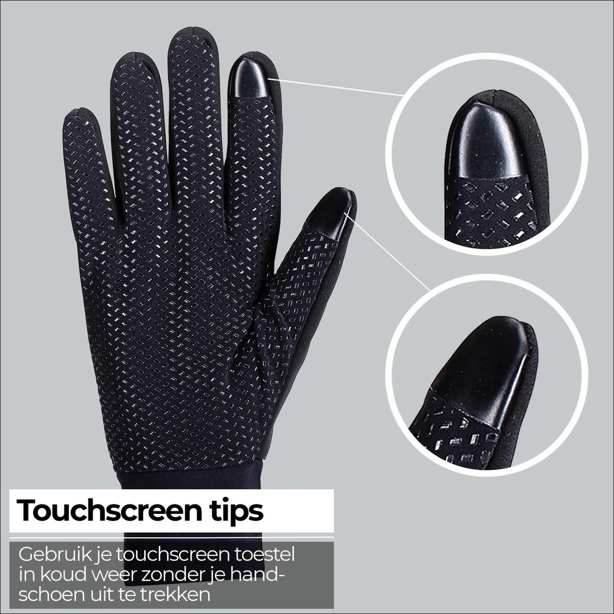 BBB Cycling RaceShield WB 2.0 Fietshandschoenen Winter - Fiets Handschoenen Touchscreen - Winddicht - Zwart - Maat L 9 BBB Cycling RaceShield WB 2.0 Fietshandschoenen Winter - Fiets Handschoenen Touchscreen - Winddicht - Zwart - Maat L - Afbeelding 9