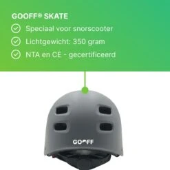GOOFF® Skate Snorscooter Helm | Brede Pasvorm | 14x Ventilatie | Matgrijs | Lichtgewicht (L) 16 GOOFF® Skate Snorscooter Helm | Brede Pasvorm | 14x Ventilatie | Matgrijs | Lichtgewicht (L) -Fietsenwinkel 1200x1200 220