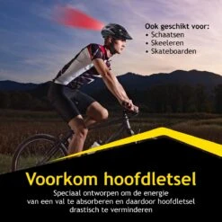 Dunlop Fietshelm - Verstelbaar Van 58 Tot 61 CM - Maat L - Met LED-Verlichting - 3 Lichtmodus - Zwart -Fietsenwinkel 1200x1200 25