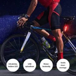 Lovnix - Oplaadbare Fietslamp LED Verlichting Set - USB Oplaadbaar - Fietslicht Met LED Lamp - Voor- En- Achter Licht - Regenbestendig - Geschikt Voor Mountainbike Fietsen Wandelen Speleologie 23 Lovnix - Oplaadbare Fietslamp LED Verlichting Set - USB Oplaadbaar - Fietslicht Met LED Lamp - Voor- En- Achter Licht - Regenbestendig - Geschikt Voor Mountainbike Fietsen Wandelen Speleologie -Fietsenwinkel 1200x1200 252