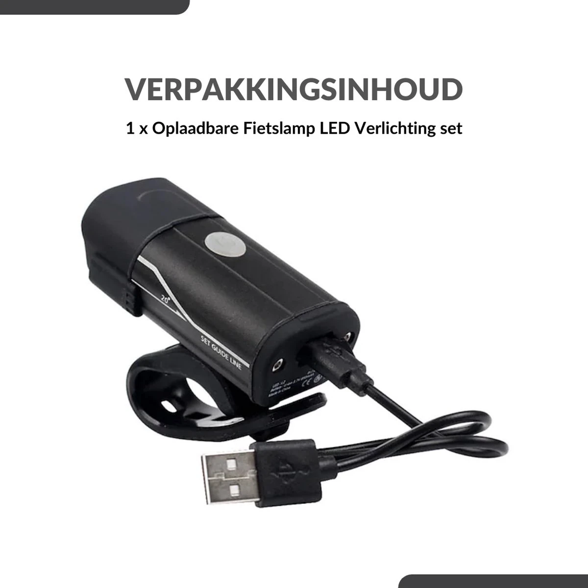 Lovnix - Oplaadbare Fietslamp LED Verlichting Set - USB Oplaadbaar - Fietslicht Met LED Lamp - Voor- En- Achter Licht - Regenbestendig - Geschikt Voor Mountainbike Fietsen Wandelen Speleologie 10 Lovnix - Oplaadbare Fietslamp LED Verlichting Set - USB Oplaadbaar - Fietslicht Met LED Lamp - Voor- En- Achter Licht - Regenbestendig - Geschikt Voor Mountainbike Fietsen Wandelen Speleologie - Afbeelding 10