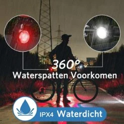 Fietsverlichting USB Oplaadbaar - Waterdicht Fietslamp - LED Fietslampjes - Voorlicht En Achterlicht - Voor Fiets -Fietsenwinkel 1200x1200 265