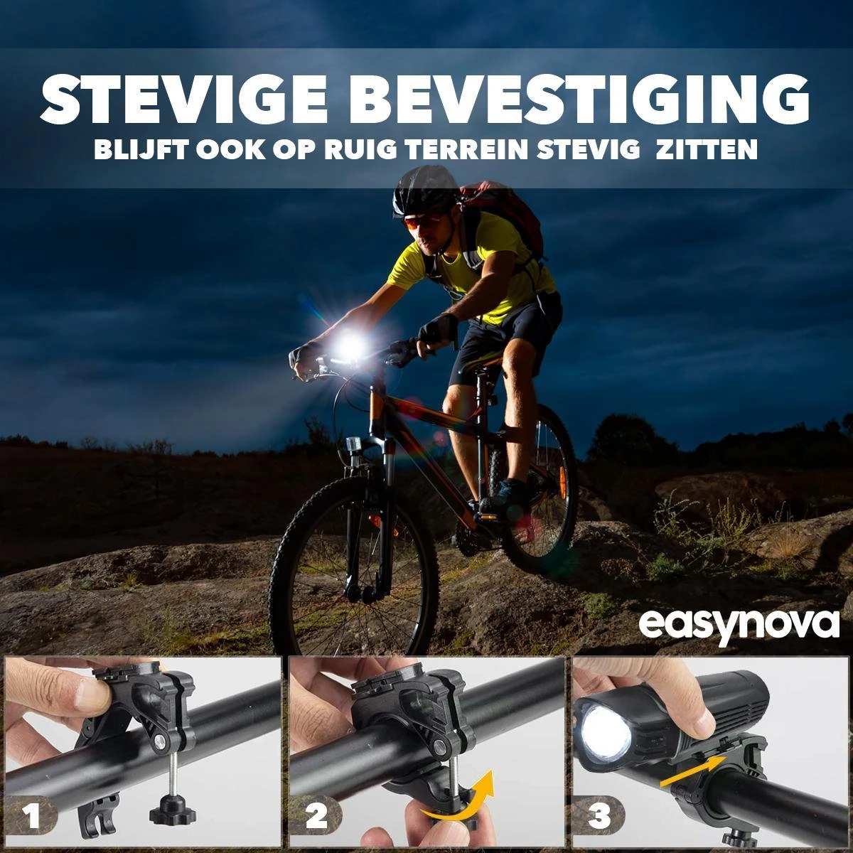 LED Fietsverlichting Set – Oplaadbaar Via USB - Voorlicht En Achterlicht - Waterbestendig - Complete Fietslamp Set 7 LED Fietsverlichting Set – Oplaadbaar Via USB - Voorlicht En Achterlicht - Waterbestendig - Complete Fietslamp Set - Afbeelding 7