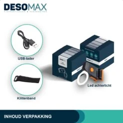 DesoMax® Fietslicht Achterlicht LED USB Oplaadbaar Helder Rond - Achterlicht Voor Racefiets En MTB – Herkenningslicht 14 DesoMax® Fietslicht Achterlicht LED USB Oplaadbaar Helder Rond - Achterlicht Voor Racefiets En MTB – Herkenningslicht -Fietsenwinkel 1200x1200 312