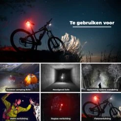 PRO LED 2022 Fietsverlichting Set - Racefiets Verlichting - Voorlicht En Achterlicht - Fietsaccessoires - USB Oplaadbaar - IP65 Waterdicht -Fietsenwinkel 1200x1200 385