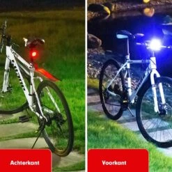 Esioh® Oplaadbare Fietslamp Led Set Wit En Rood – Oplaadbare Fietsverlichting USB – Fietslampjes Voorlicht En Achterlicht -Fietsenwinkel 1200x1200 423