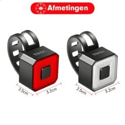Esioh® Oplaadbare Fietslamp Led Set Wit En Rood – Oplaadbare Fietsverlichting USB – Fietslampjes Voorlicht En Achterlicht -Fietsenwinkel 1200x1200 428