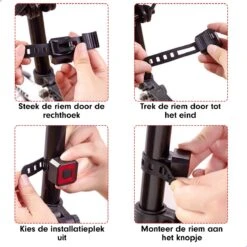 Esioh® Oplaadbare Fietslamp Led Set Wit En Rood – Oplaadbare Fietsverlichting USB – Fietslampjes Voorlicht En Achterlicht -Fietsenwinkel 1200x1200 429