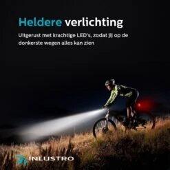 Inlustro Fietslamp Set - Voorlicht / Achterlicht - LED Fietslampjes Rood En Wit - Fietslicht Koplamp - Waterdicht - USB Oplaadbaar 14 Inlustro Fietslamp Set - Voorlicht / Achterlicht - LED Fietslampjes Rood En Wit - Fietslicht Koplamp - Waterdicht - USB Oplaadbaar -Fietsenwinkel 1200x1200 517