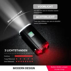 TIKKENS® LED Fietsverlichting Helmlamp - Helm - Voorlicht & Achterlicht - USB Oplaadbaar - Zwart - Voor En Achter - Waterdicht - Fietslampjes 17 TIKKENS® LED Fietsverlichting Helmlamp - Helm - Voorlicht & Achterlicht - USB Oplaadbaar - Zwart - Voor En Achter - Waterdicht - Fietslampjes -Fietsenwinkel 1200x1200 541