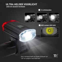 TIKKENS® LED Fietsverlichting Helmlamp - Helm - Voorlicht & Achterlicht - USB Oplaadbaar - Zwart - Voor En Achter - Waterdicht - Fietslampjes 18 TIKKENS® LED Fietsverlichting Helmlamp - Helm - Voorlicht & Achterlicht - USB Oplaadbaar - Zwart - Voor En Achter - Waterdicht - Fietslampjes -Fietsenwinkel 1200x1200 542
