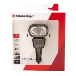 Spanninga Koplamp Axendo 40 Xe Led Zwart 24 Spanninga Koplamp Axendo 40 Xe Led Zwart -Fietsenwinkel 1200x1200 561