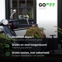 GOOFF® PILOT 3 In 1 Snorscooterhelm Met Afneembaar Vizier - Matzwart - Lichtgewicht Snorfiets Helm - NTA Gecertificeerd Speed Pedelec Helm - Geschikt Voor Blauw Kenteken Snorscooter En Snorfiets - Maat M - Voor Vrouwen En Mannen -Fietsenwinkel 1200x1200 6