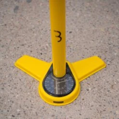 BBB Cycling AirSteel Fietspomp Met Drukmeter - Fiets Pomp Racefiets En Mountainbike - Voetpomp Extra Lang 11 Bar - Geel - BFP-27 -Fietsenwinkel 1200x1200 613