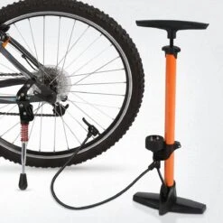 Strex Fietspomp - Drukmeter - 11 Bar – Bal Pomp - Oranje -Fietsenwinkel 1200x1200 653
