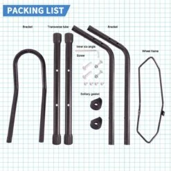 Merkloos Decopatent® Fietsenrek Voor Of Achterwiel - Fietsen Rek Racefiets, Mountainbike, Mtb Etc - Fietshouder - Achterwiel Standaard / Voorwiel Standaard - Bike Stand - Fietsstandaard Fietsen - Zwart -Fietsenwinkel 1200x1200 680