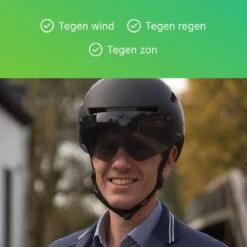 GOOFF® PILOT 3 In 1 Snorscooterhelm Met Afneembaar Vizier - Matzwart - Lichtgewicht Snorfiets Helm - NTA Gecertificeerd Speed Pedelec Helm - Geschikt Voor Blauw Kenteken Snorscooter En Snorfiets - Maat M - Voor Vrouwen En Mannen -Fietsenwinkel 1200x1200 7