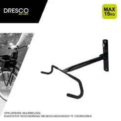 Dresco Muurbeugel Fiets 15kg Opklapbaar | Muurbeugel Fietsendrager | Wandbeugel 11 Dresco Muurbeugel Fiets 15kg Opklapbaar | Muurbeugel Fietsendrager | Wandbeugel -Fietsenwinkel 1200x1200 707