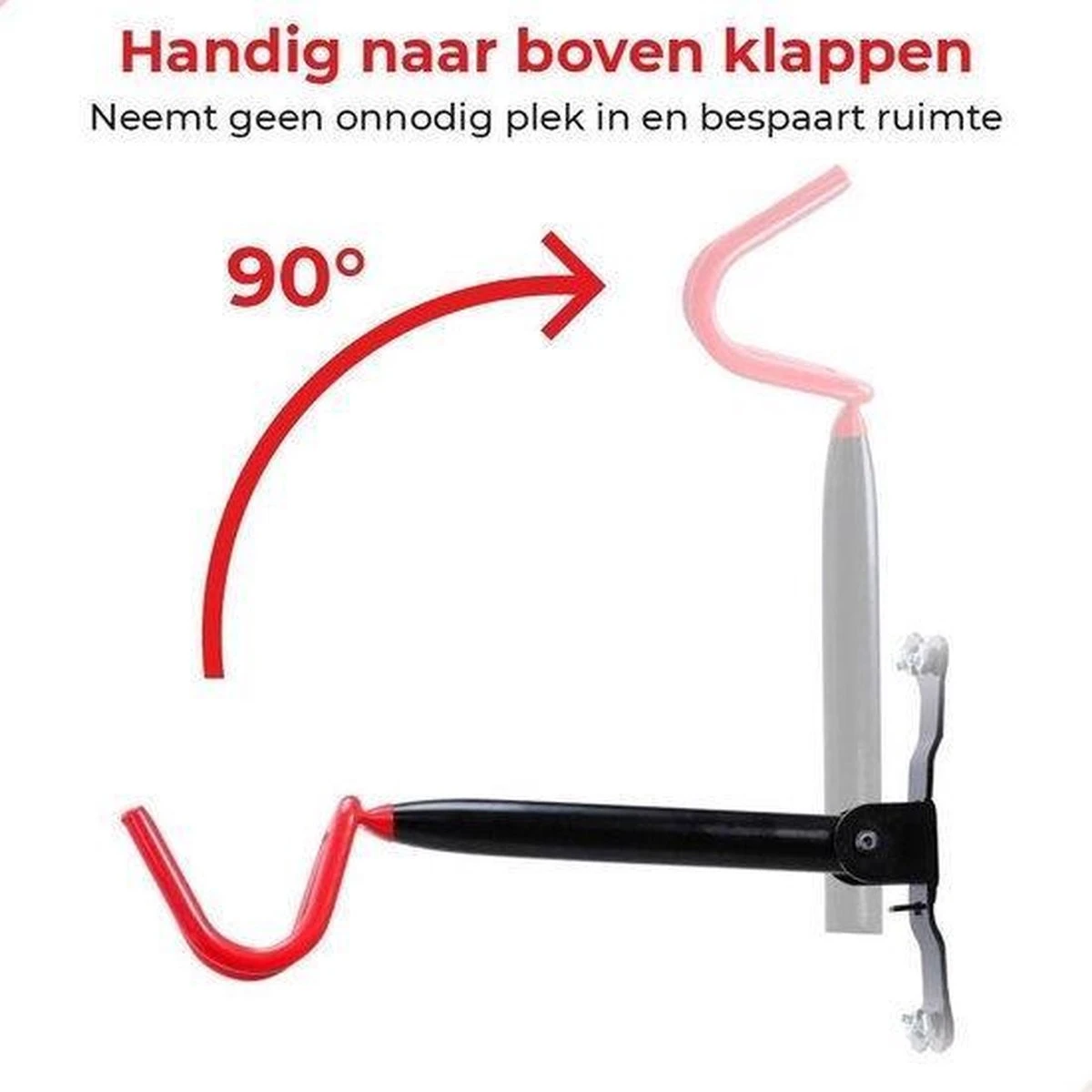 Merkloos Decopatent® Fiets Ophangsysteem Inklapbaar - Fietshaak - Wand Ophangbeugel - Muurbeugel Fiets - Fiets Ophangbeugel - Fietsbeugel 8 Merkloos Decopatent® Fiets Ophangsysteem Inklapbaar - Fietshaak - Wand Ophangbeugel - Muurbeugel Fiets - Fiets Ophangbeugel - Fietsbeugel - Afbeelding 8