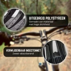 Rebela | Fietshelm | Helm | Hoofdbescherming | Sport Lights Matt Zwart- Wit | Heren-Dames | Medium 54/62cm -Fietsenwinkel 1200x1200 81