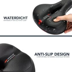 Achaté Fietszadel - Unisex - Extra Comfortabel - Ventilerend - Incl. Zadelhoes En Installatiemateriaal 12 Achaté Fietszadel - Unisex - Extra Comfortabel - Ventilerend - Incl. Zadelhoes En Installatiemateriaal -Fietsenwinkel 1200x1200 825