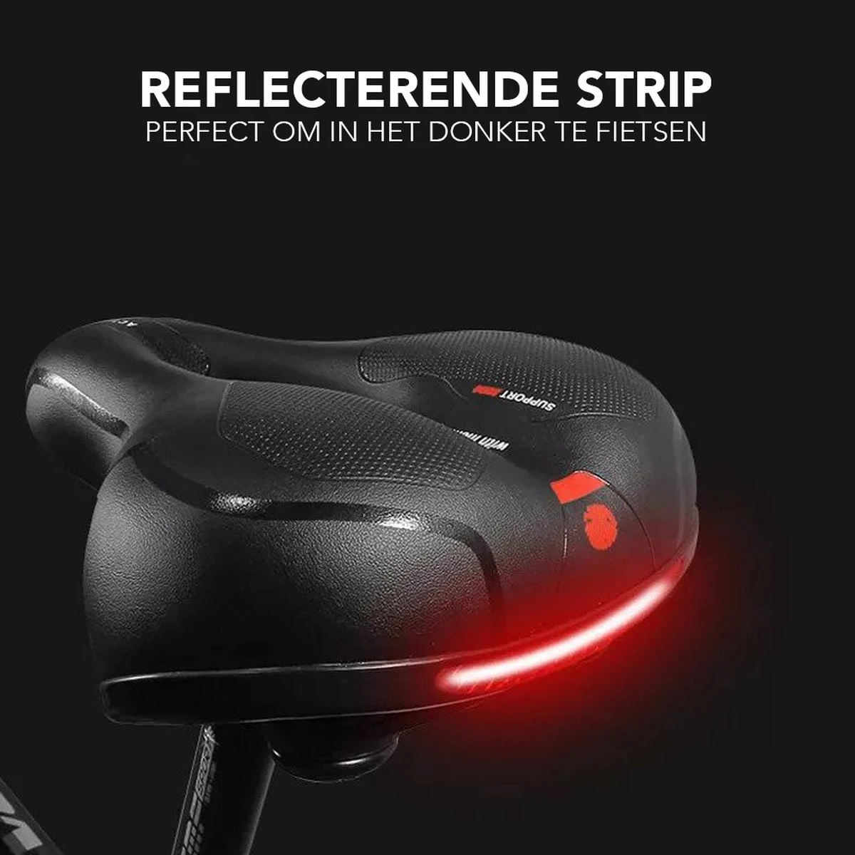 Achaté Fietszadel - Unisex - Extra Comfortabel - Ventilerend - Incl. Zadelhoes En Installatiemateriaal 8 Achaté Fietszadel - Unisex - Extra Comfortabel - Ventilerend - Incl. Zadelhoes En Installatiemateriaal - Afbeelding 8