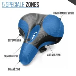 Strex Fietszadel - Unisex - Extra Comfortabel - Ventilerend - Incl. Zadelhoes -Fietsenwinkel 1200x1200 837