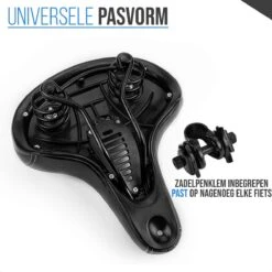 Strex Fietszadel - Unisex - Extra Comfortabel - Ventilerend - Incl. Zadelhoes -Fietsenwinkel 1200x1200 839