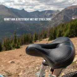 Strex Fietszadel - Unisex - Extra Comfortabel - Ventilerend - Incl. Zadelhoes -Fietsenwinkel 1200x1200 842