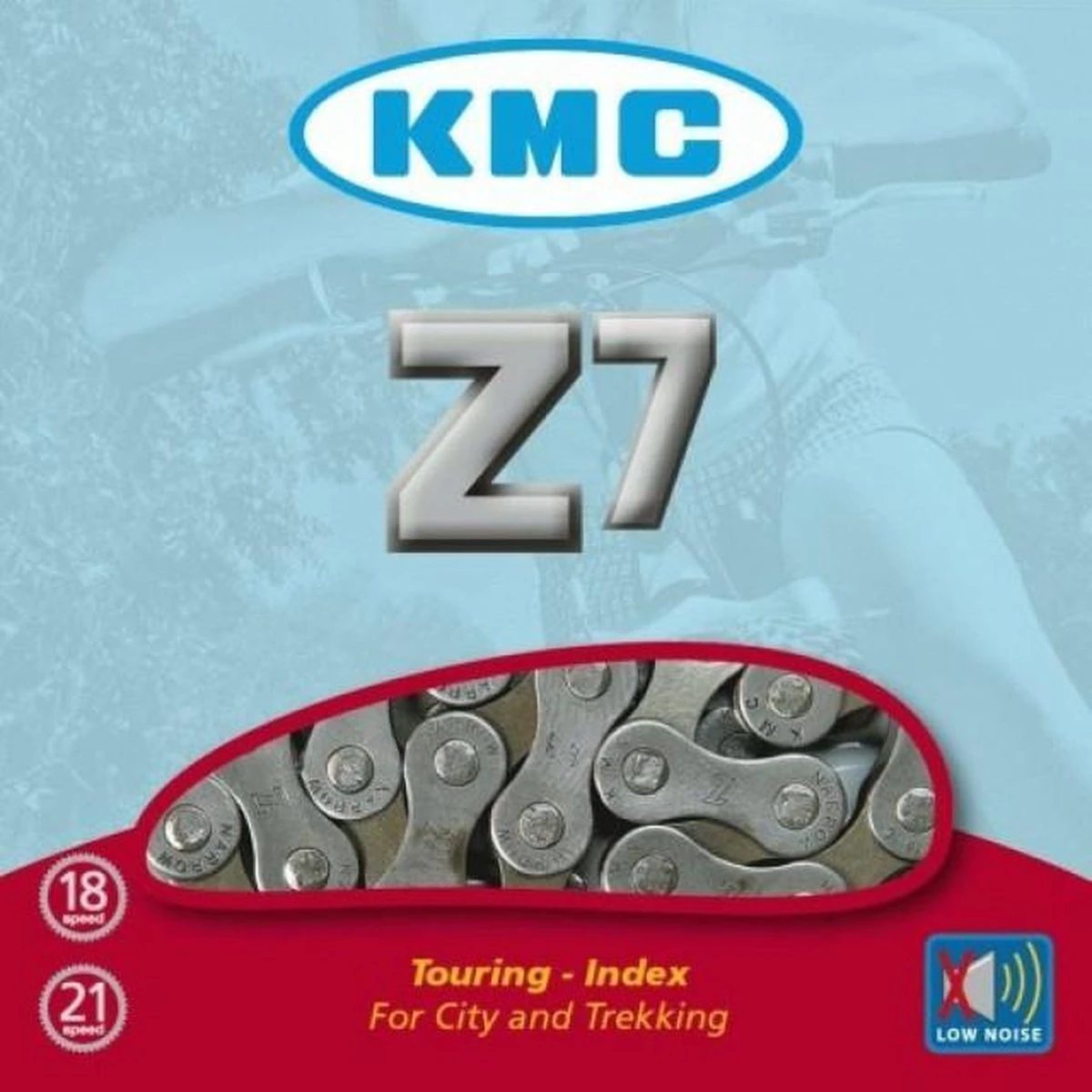 Ketting KMC 1/2x3/32 Z7 - 7 Speed Brons 3 Ketting KMC 1/2x3/32 Z7 - 7 Speed Brons - Afbeelding 3