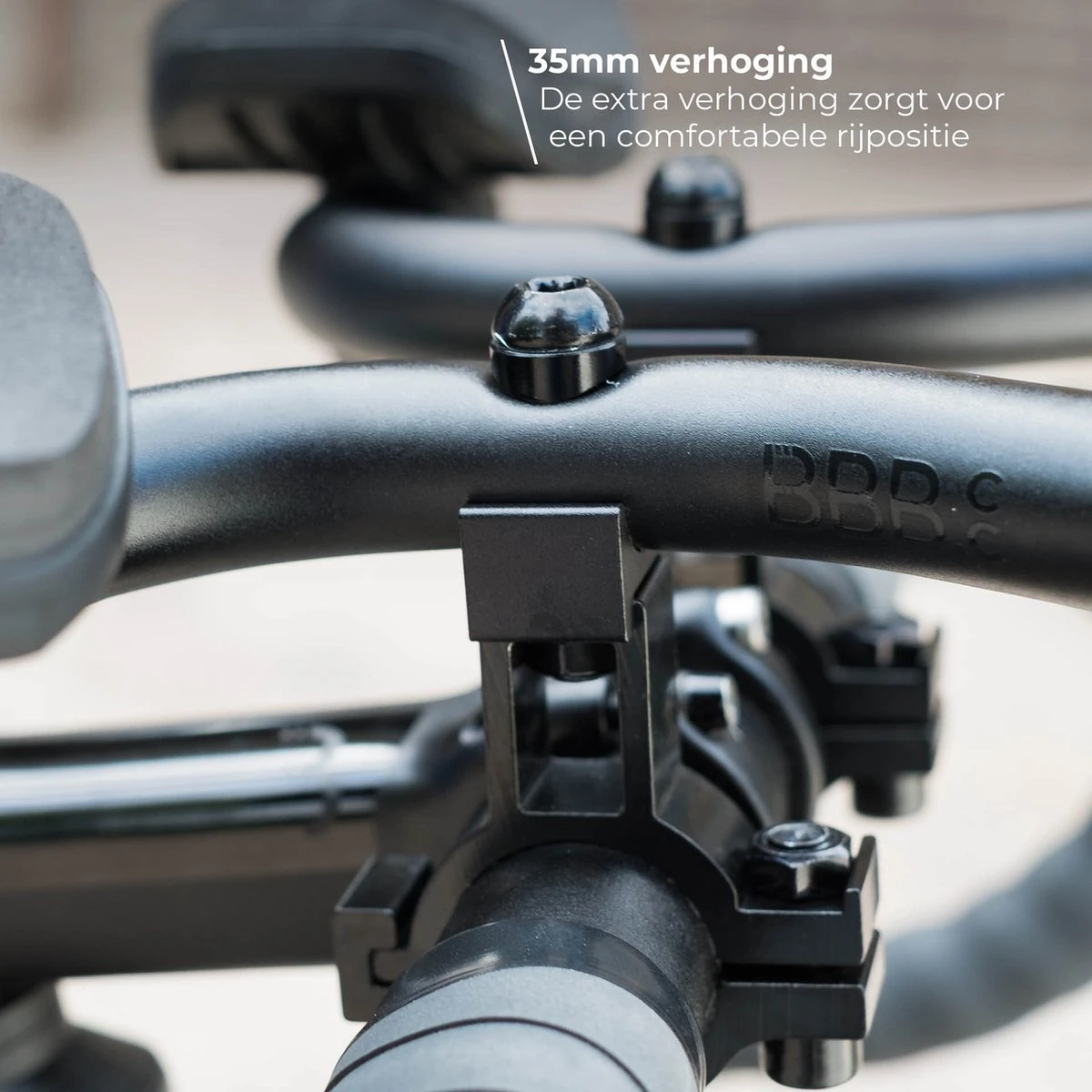 BBB Cycling AeroComfort Ligstuur - Verstelbaar - Aluminium - Opzetstuur Met Armsteun - Zwart - 22.2-31.8mm - BHB-59 3 BBB Cycling AeroComfort Ligstuur - Verstelbaar - Aluminium - Opzetstuur Met Armsteun - Zwart - 22.2-31.8mm - BHB-59 - Afbeelding 3