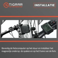 Kilometerteller Fiets - Fietscomputer Draadloos - KM Teller Fiets - Waterdicht Met 17 Functies Snelheidsmeter -Fietsenwinkel 1200x1200 956