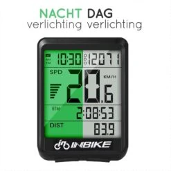 Amenzo© Fietscomputer Draadloos - Kilometerteller - NL Handleiding - Draadloze En Waterdichte Snelheidsmeter - Makkelijke Bevestiging - Fiets GPS - Zwart - Racefiets -Fietsenwinkel 1200x1200 984
