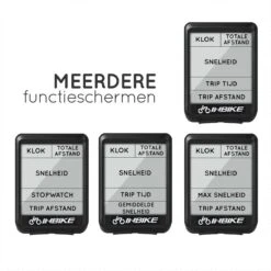 Amenzo© Fietscomputer Draadloos - Kilometerteller - NL Handleiding - Draadloze En Waterdichte Snelheidsmeter - Makkelijke Bevestiging - Fiets GPS - Zwart - Racefiets -Fietsenwinkel 1200x1200 985