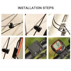 Merkloos Fiets Computer Met LCD Kilometerstand Snelheidsmeter -Fietsenwinkel 1200x1200 997