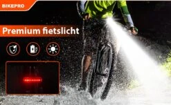 BikePro LED Fietsverlichting Set - Voorlicht En Achterlicht - USB Oplaadbaar - Fietslamp - Koplamp Fiets - Fietslampjes - Fietslichten -Fietsenwinkel 1200x737