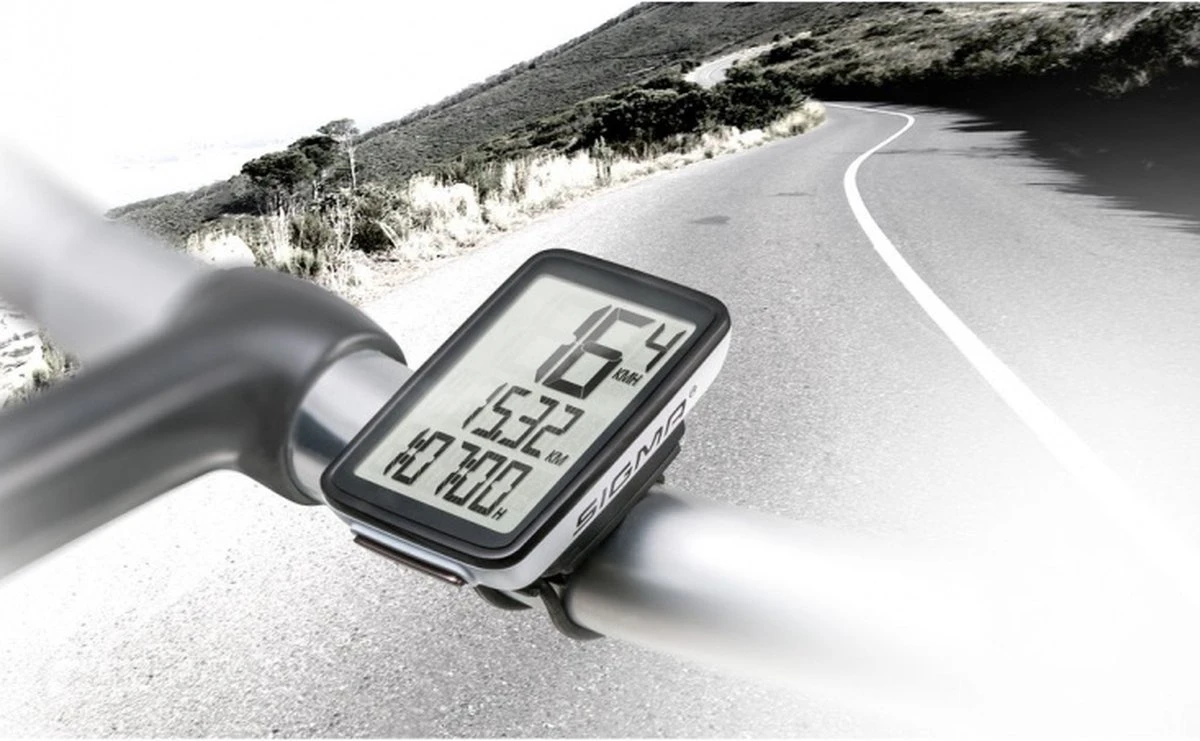 Sigma Fietscomputer Pure 1 ATS - Draadloos - Zwart/Wit 4 Sigma Fietscomputer Pure 1 ATS - Draadloos - Zwart/Wit - Afbeelding 4