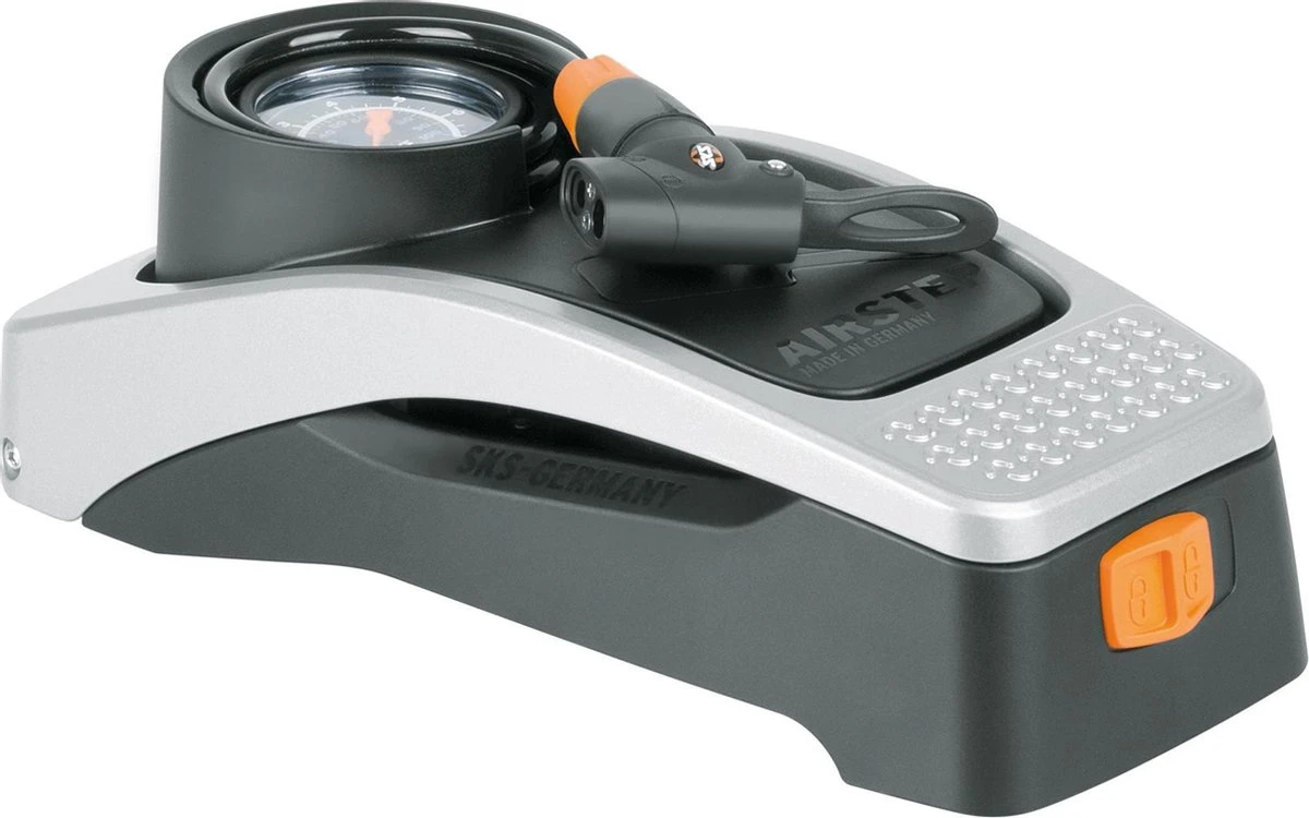 SKS Airstep Voetpomp Met Manometer - 7 Bar - Zwart 3 SKS Airstep Voetpomp Met Manometer - 7 Bar - Zwart - Afbeelding 3