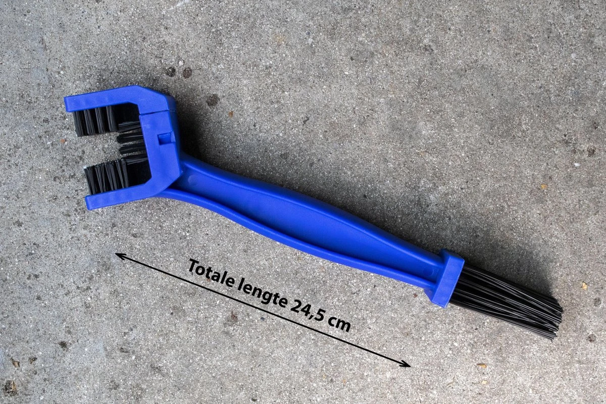 Merkloos Kettingborstel Motor - Blauw 3 Merkloos Kettingborstel Motor - Blauw - Afbeelding 3