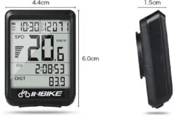 Amenzo© Fietscomputer Draadloos - Kilometerteller - NL Handleiding - Draadloze En Waterdichte Snelheidsmeter - Makkelijke Bevestiging - Fiets GPS - Zwart - Racefiets -Fietsenwinkel 1200x816