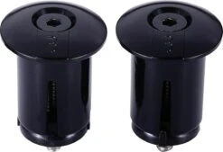 BBB BHT-96 ScrewOn Stuurdoppen - Opschroefbaar - Per Paar - Zwart