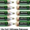Aktiv-8 Co2 Patronen 16 Grams Met Draad - 10x Co2 Patronen